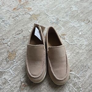New Zara leather girls shoes
